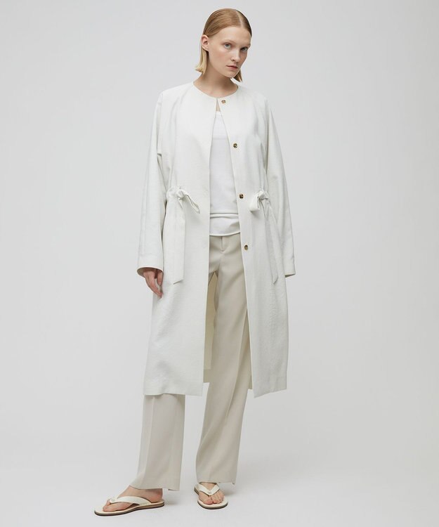 BEIGE， 【S-size】PORDIC / スプリングコート Ecru