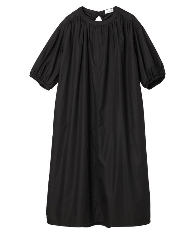 Green Parks ■ＥＳＣＡＲ　バックオープンギャザーワンピース Black