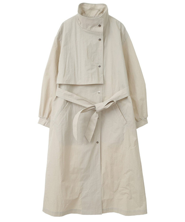 AMERICAN HOLIC スタンドカラーコート Light Beige