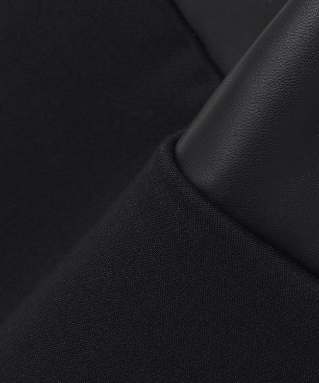 23区 【エステータ】レザードッキング スカート ブラック系