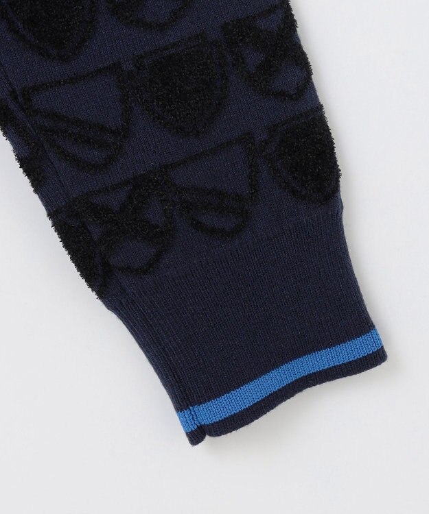 23区GOLF 【WOMEN】エンブレムジャガード ニット ネイビー系5