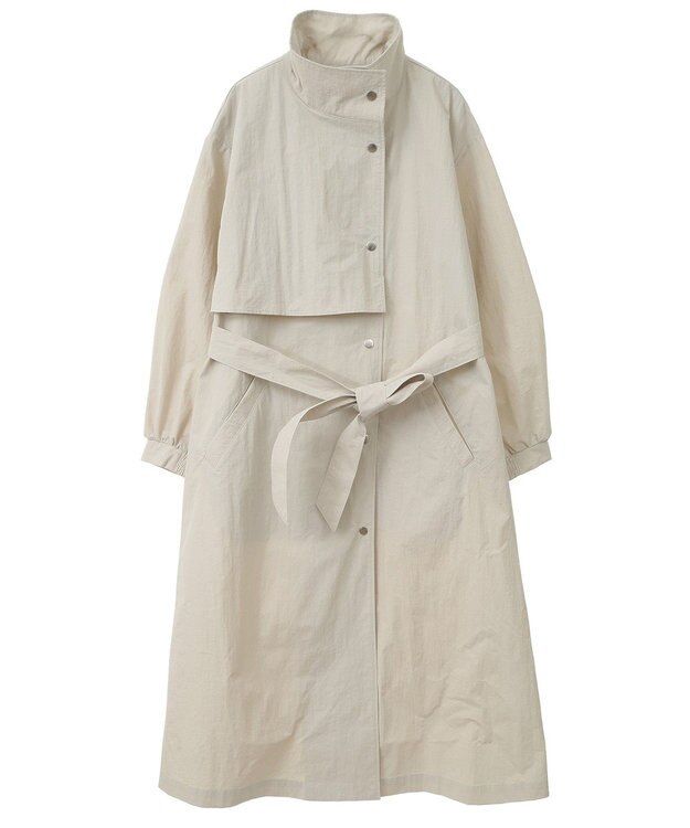 AMERICAN HOLIC スタンドカラーコート Light Beige