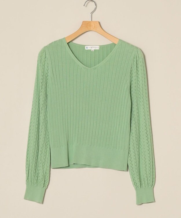 ONWARD Reuse Park 【組曲】ニット春夏 グリーン