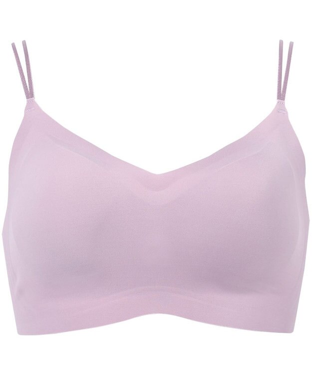 WACOAL ノンワイヤーブラ 【GOCOCi ゴコチ】 ラクなのにしっかりフィット 立体的なバストシルエット レディース ハーフトップ ブラトップ CGG233 /ワコール バイオレット