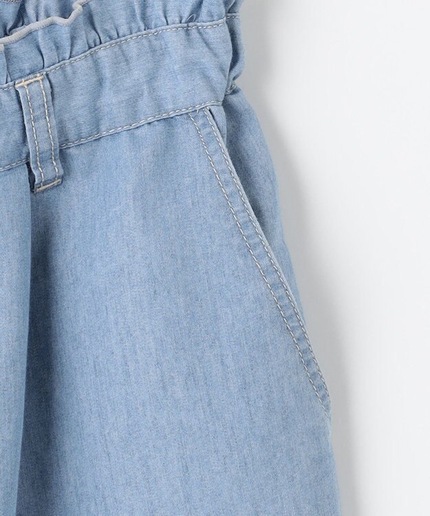 ANY KIDS デニム ワイド パンツ ブルー