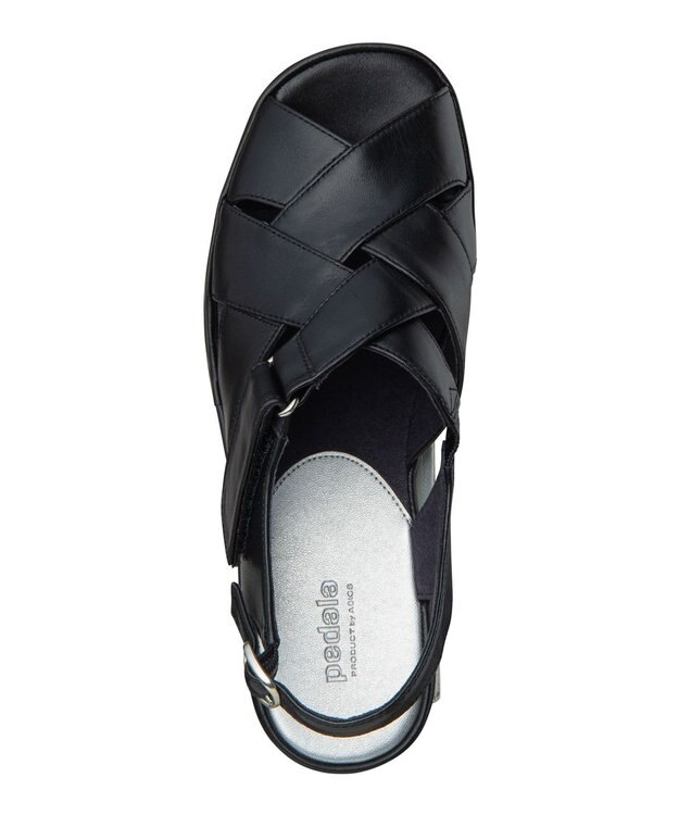 ASICS WALKING ペダラ レディース 3E 4.0cmヒール ブラック系