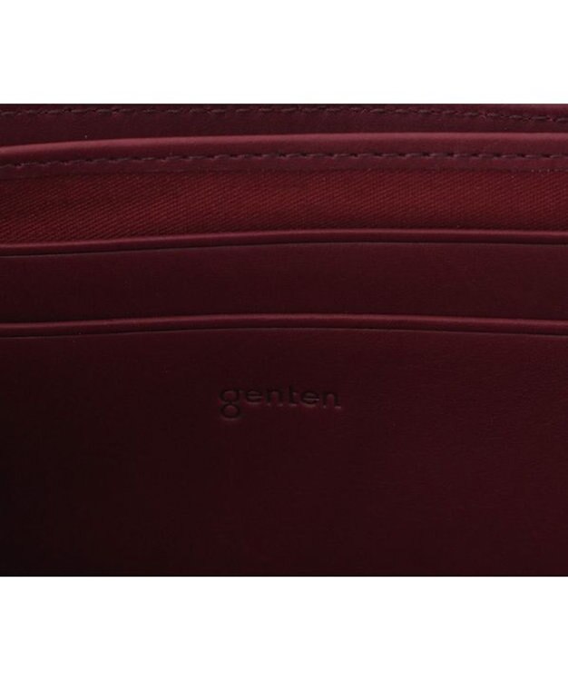 genten フレスコ　Ｌファスナー長財布 カシス