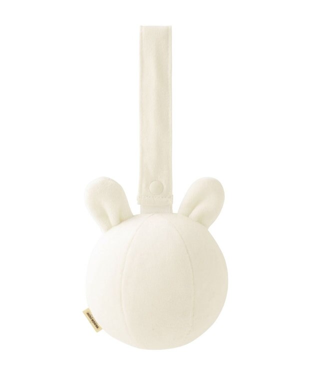 MIKI HOUSE HOT BISCUITS 【ミキハウス】 ボールラトル 白