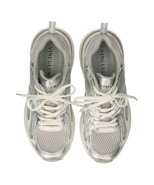 Bridget Birkin 【VINCULUM】レースアップダッドスニーカー シルバー