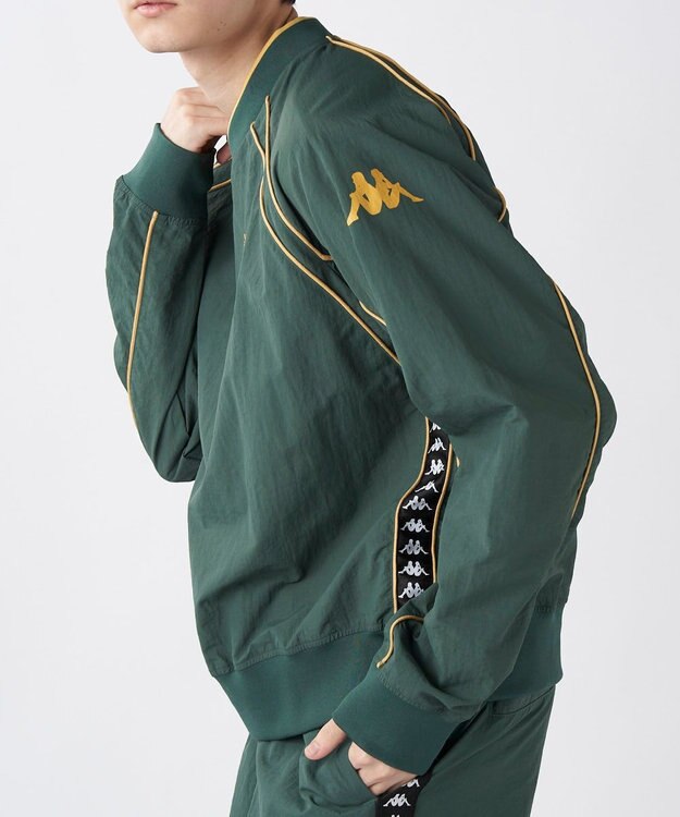 OP／FILA 【Kappa】ウーブンビステジャケット グリーン