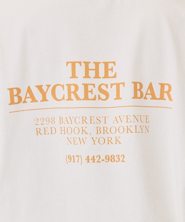 AMERICAN HOLIC BARロゴプリントTシャツ Off White