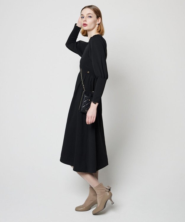 TOCCA 【洗える！】RAINY NIGHT ニットドレス ブラック系