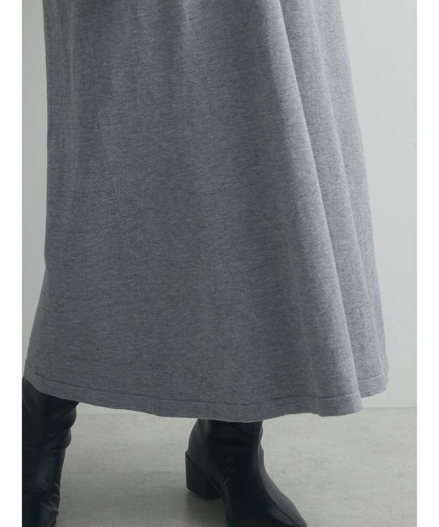 Green Parks armonia. 袖ボリュームニットワンピース Gray