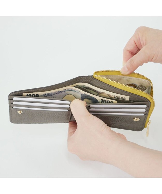 PELLE BORSA 二つ折り財布 Reinette Goods レネットグッズ 4783 イエロー