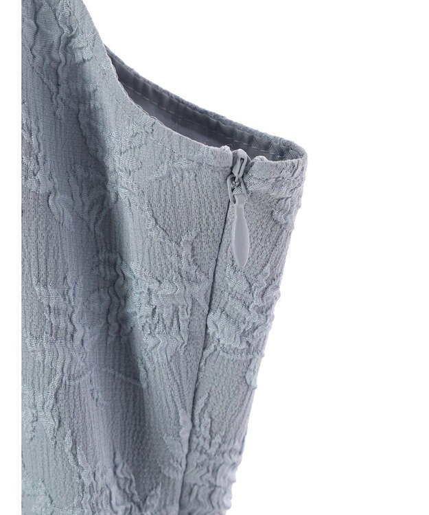 earth music&ecology ＳＥＴ２点ジャガードボレロ＋ワンピース Grayish Blue