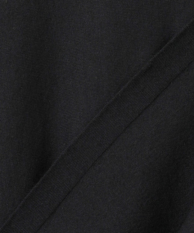 #Newans 【洗える】ペプラムデザインワイドシルエットプルオーバー ブラック