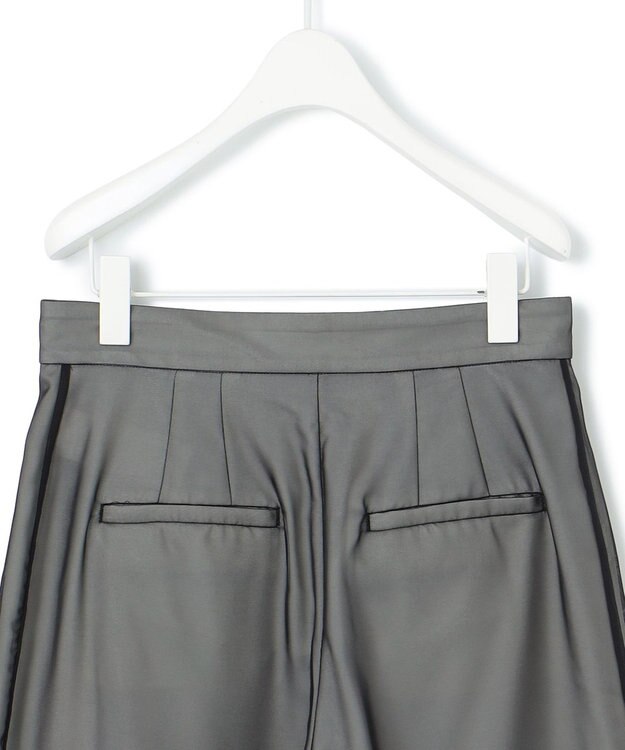 ICB L 【洗える】 シアーレイヤードパンツ ブラック系