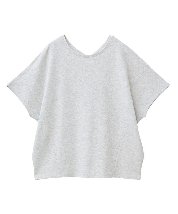 AMERICAN HOLIC 【接触冷感】フレンチスリーブコクーンプルオーバー Oatmeal