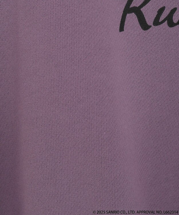 earth music&ecology マイメロディ＆クロミ／ｅａｒｔｈ　レトロアートスウェット Purple