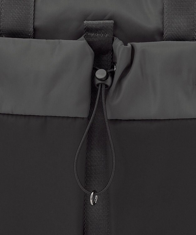 Y'SACCS ドローストリング コンビカラーリュックサック ダークグレー