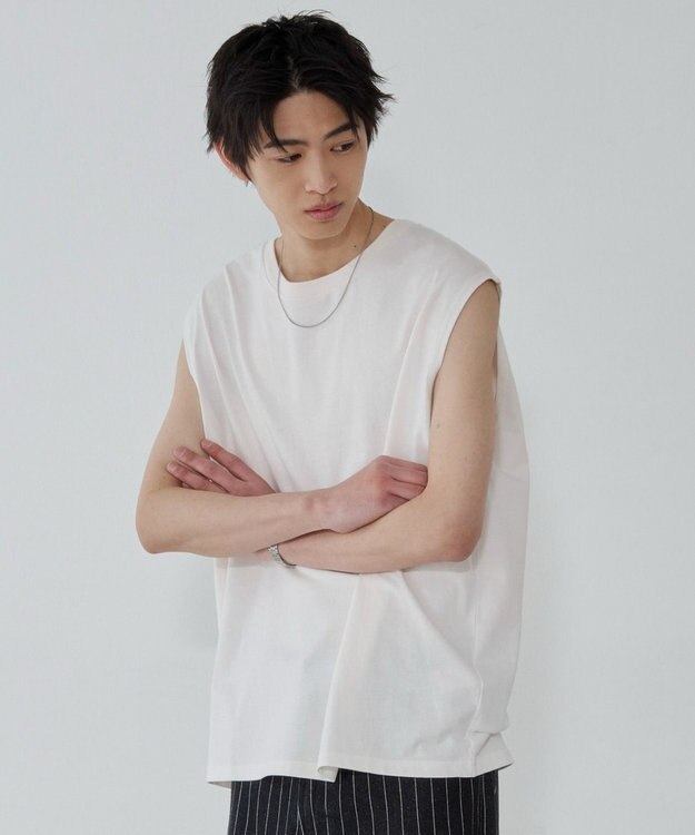 WEGO コットンクルーネックT（NS） ホワイト