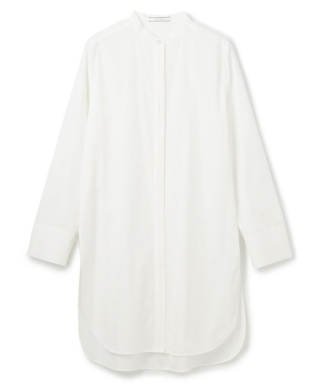 BEIGE， 【洗える】BICON / ロングシャツ White
