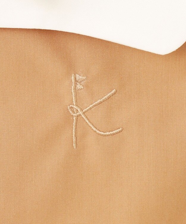 組曲 KIDS 【110-140㎝】カーブカラー ワンピース ベージュ