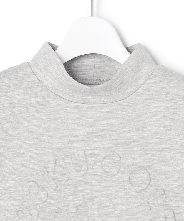 23区GOLF 【WOMEN】エンボスロゴダンボールモックネック ライトグレー系