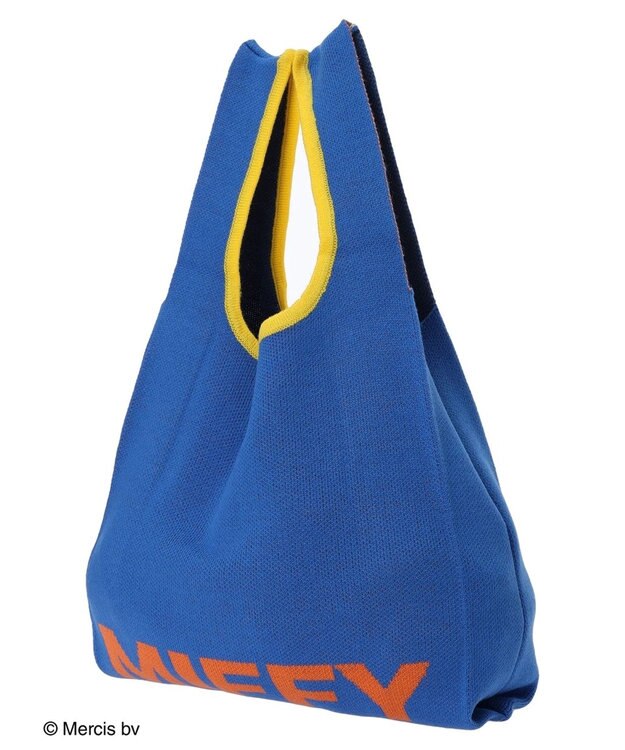 Green Parks ｍｉｆｆｙ／ジャガードニットバッグ Blue