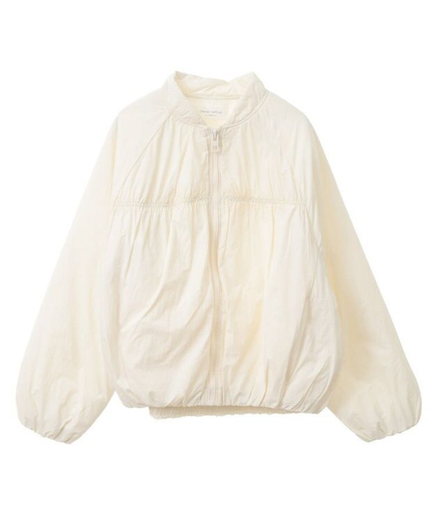 Green Parks 中綿シャーリングブルゾン Ivory
