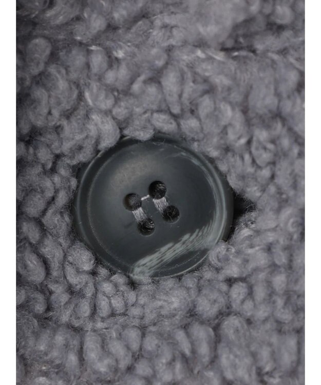 Green Parks 衿付きボアブルゾン Blue