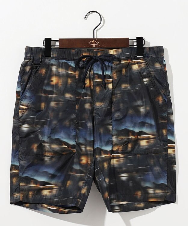 JOSEPH ABBOUD MOUNTAIN 【イタリア素材/軽量/撥水】X-CLIPPER夜景プリント ショーツ ネイビー系6