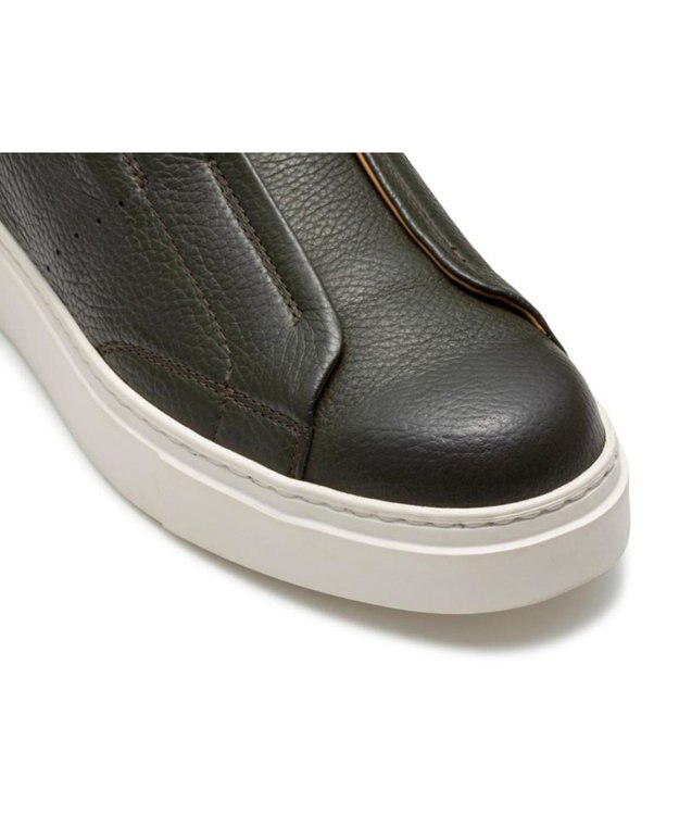 REGAL FOOT COMMUNITY 【リーガルメンズ】84KL ディアスキン スリッポン スニーカー カーキ