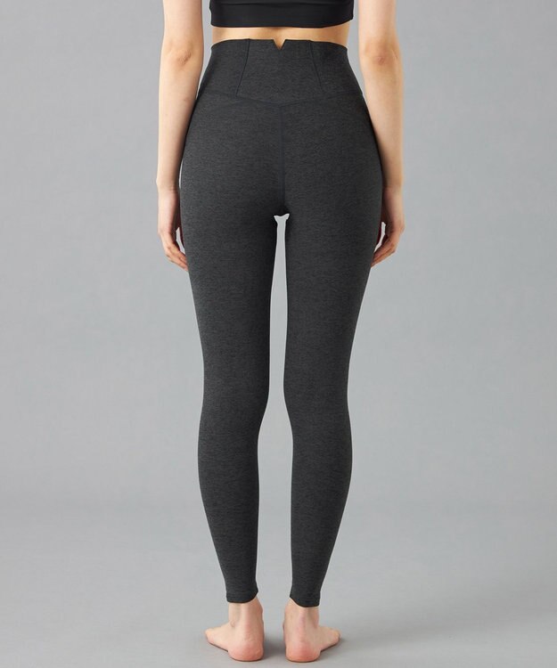 Chacott Chacott BALANCE PeachMoku レギンス ダークグレー杢