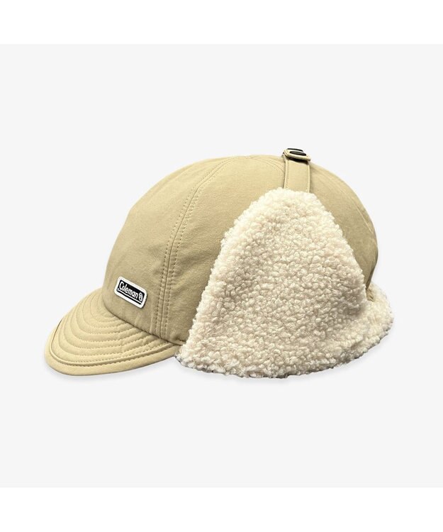 林八百吉商店 Coleman ボアリサイクルフライトキャップ ベージュ