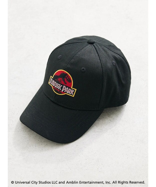 Green Parks ■ＪＵＲＡＳＳＩＣ　ＰＡＲＫ　刺しゅうＣＡＰ Black