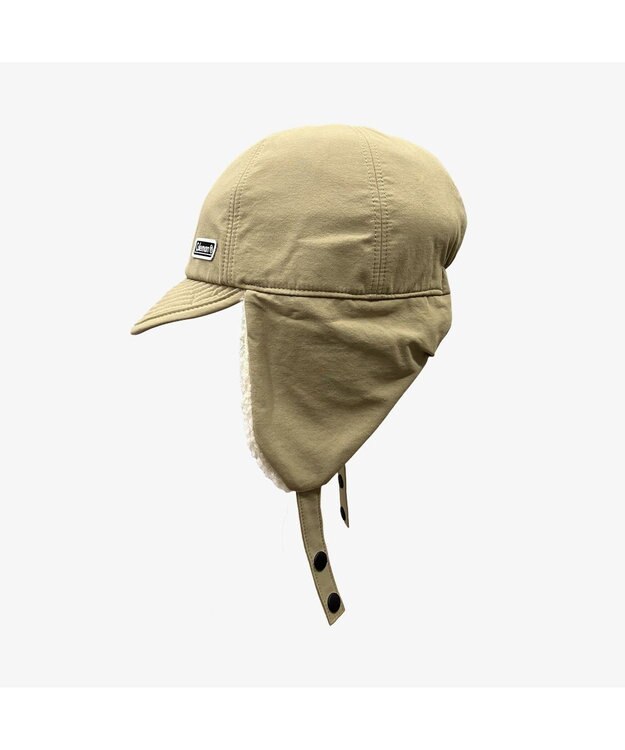 林八百吉商店 Coleman ボアリサイクルフライトキャップ ベージュ