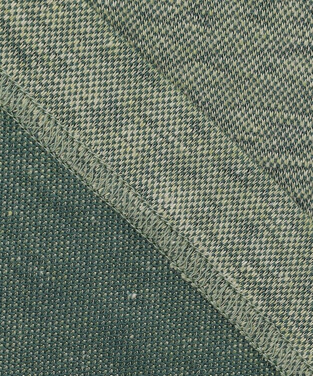 JOSEPH ABBOUD MOUNTAIN 【SPACE／UNISEX】清涼感 リネンハニカム Tシャツ 黄緑系