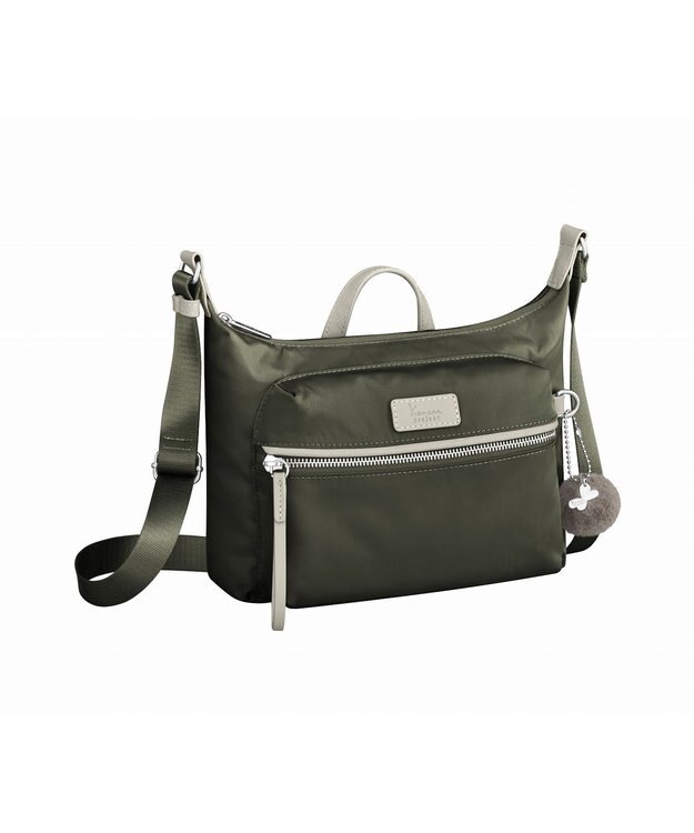 ACE BAGS & LUGGAGE kanana project PJ-15 ライトリーバッグ 舟形ショルダー 17371 カナナプロジェクト 軽量 カーキ