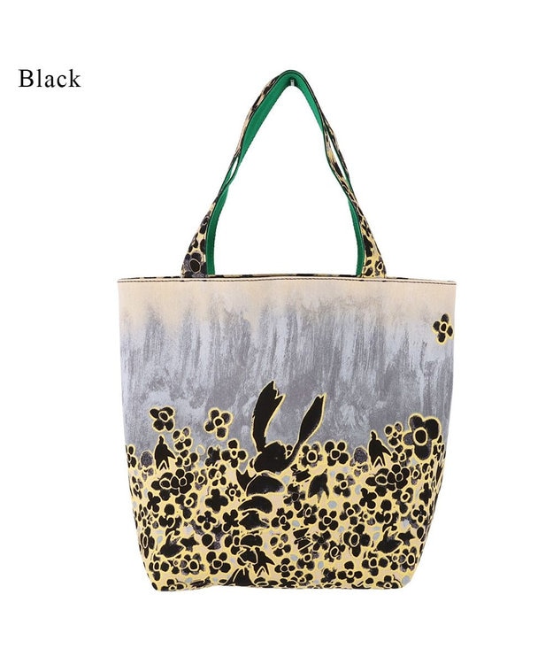 tsumori chisato CARRY レトロフラワー ブラック