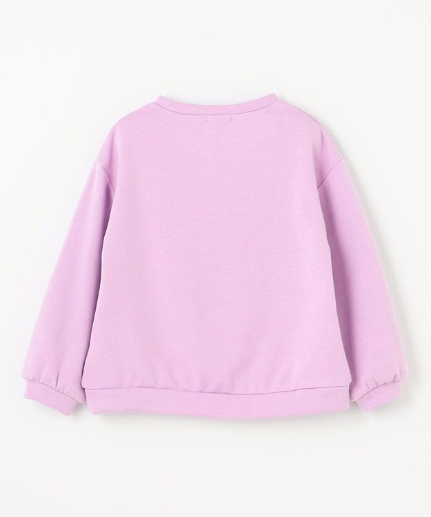 ANY KIDS 裏シャギーアニマルトレーナー ラベンダー（ウサギ）