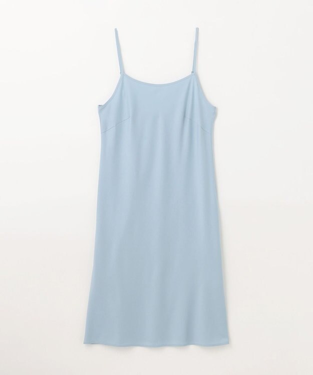 GRACE CONTINENTAL サラサストライププリントワンピース ブルー