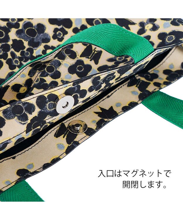tsumori chisato CARRY レトロフラワー ブラック