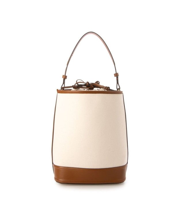 UNBILLION カシュカシュ cachecache / 縦長2wayバケットトート キャメルミックス