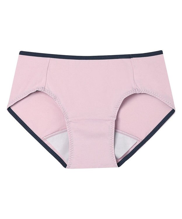 une nana cool 綿ベア天竺 カラーブロッキング サニタリーショーツ ピンク