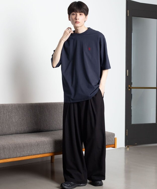 WEGO U.S. POLO ASSN.別注 接触冷感T（SS） ネイビー