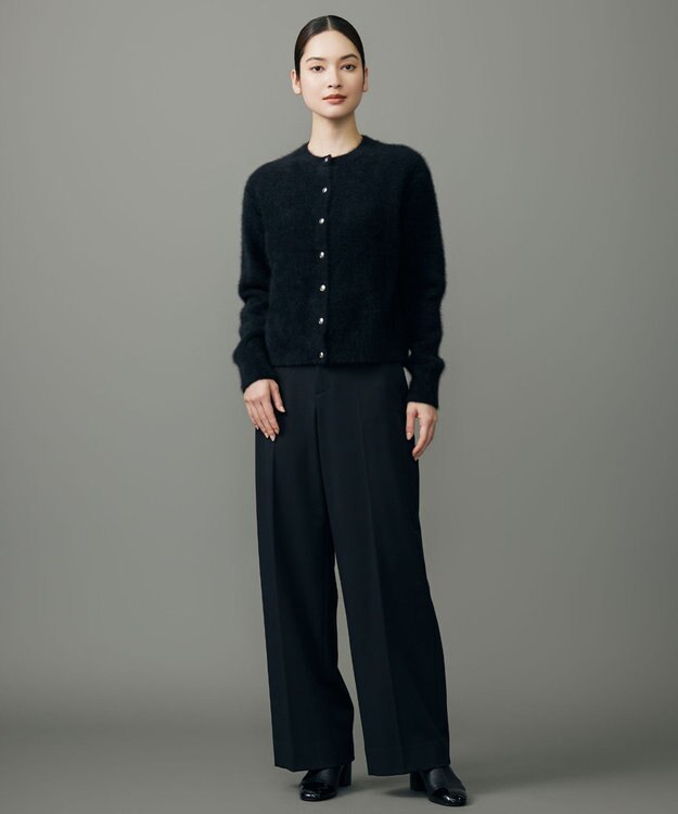 自由区 L 【SHIHOさん着用】ヘアリーフォックス カーディガン ブラック