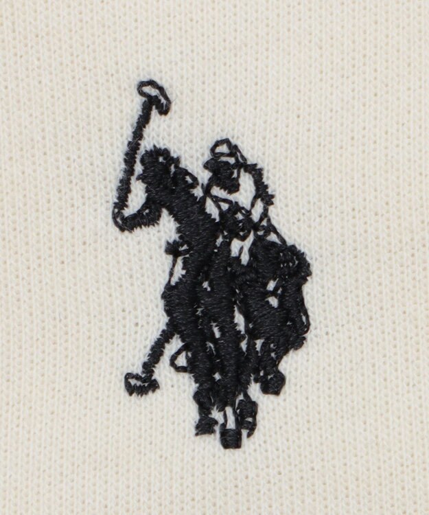 WEGO 【WEB限定/ユニセックス着用ITEM/25年秋冬新作/SMLサイズ展開】別注U.S.POLO ASSN.　ZIPパーカー オフホワイト