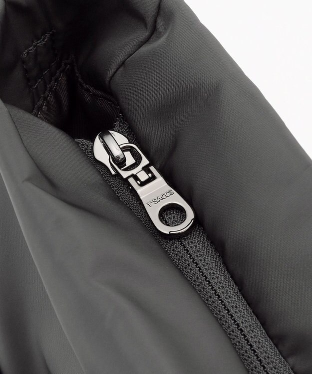 Y'SACCS ドローストリング コンビカラーリュックサック ダークグレー