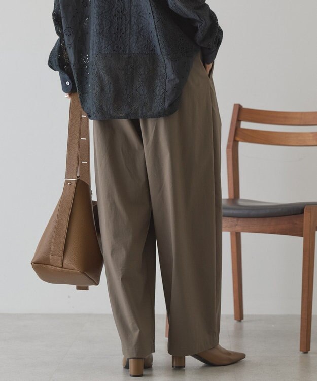 AMERICAN HOLIC ナイロンドロストタックパンツ Khaki